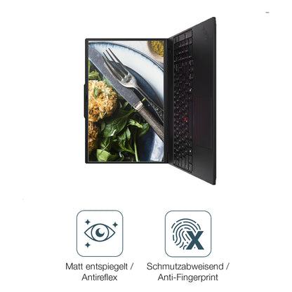9H Hartbeschichtete, flexible Folie passend zugeschnitten für Lenovo ThinkPad P16 Gen 3