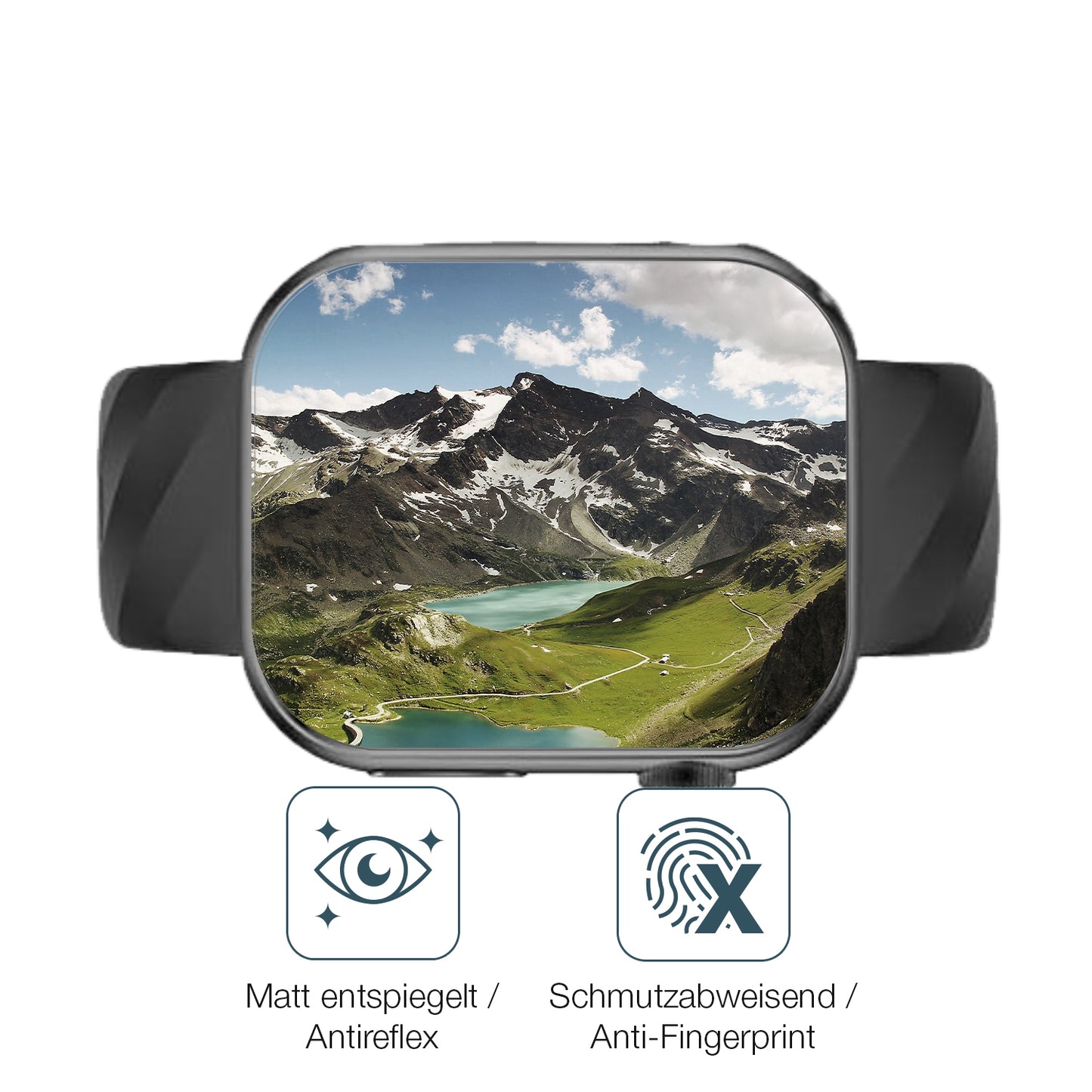 9H Hartbeschichtete, flexible Folie passend zugeschnitten für Lgnitek G30-H 1.43 Zoll