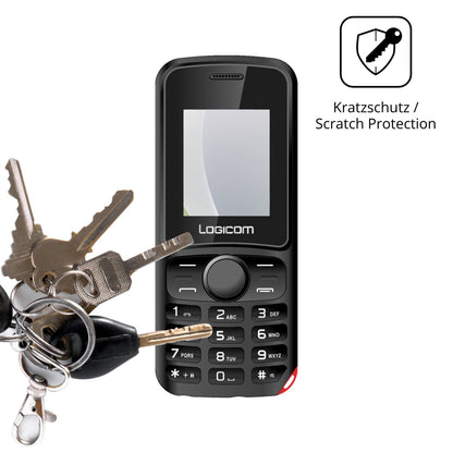 Schutz gegen Kratzer auf dem Logicom Le Power 170 Glas durch Schlüssel oder Ähnliches