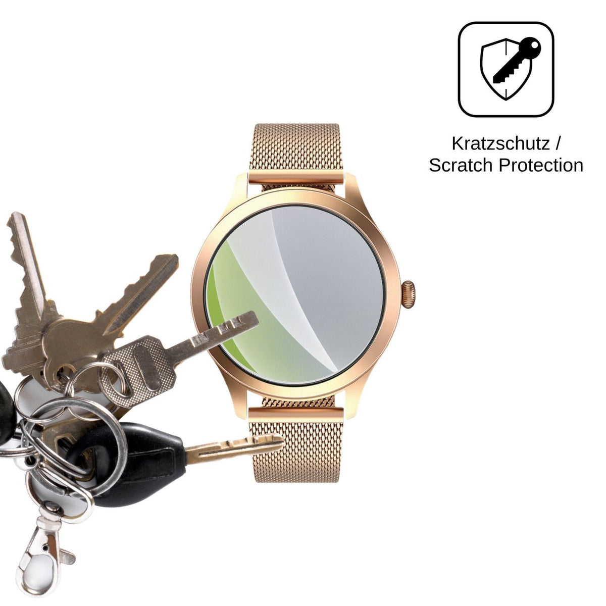 6x Schutzfolie matt für MaxCom FW44 Gold 2 Display-Schutzfolie