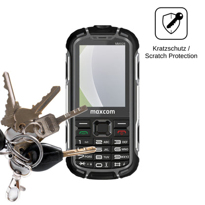 4x Schutzfolie matt für MaxCom MM928 4G Display-Schutzfolie