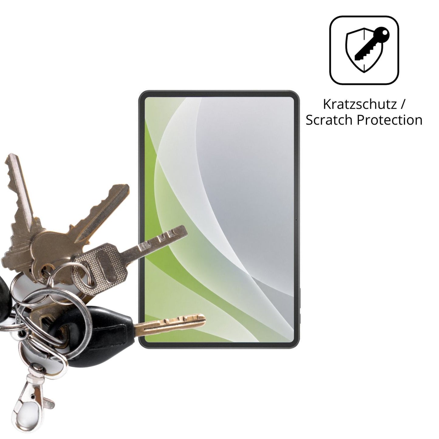 Schutz gegen Kratzer auf dem N-one NPad Ultra Glas durch Schlüssel oder Ähnliches