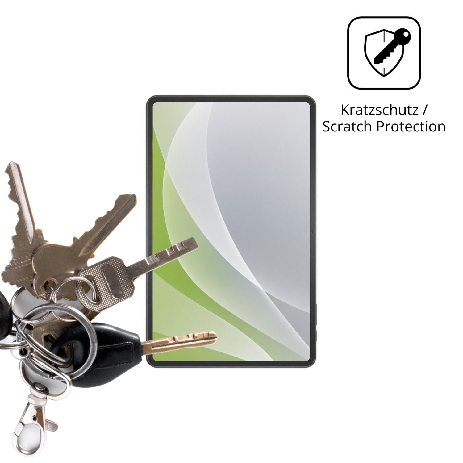 Schutz gegen Kratzer auf dem N-one NPad Ultra Glas durch Schlüssel oder Ähnliches
