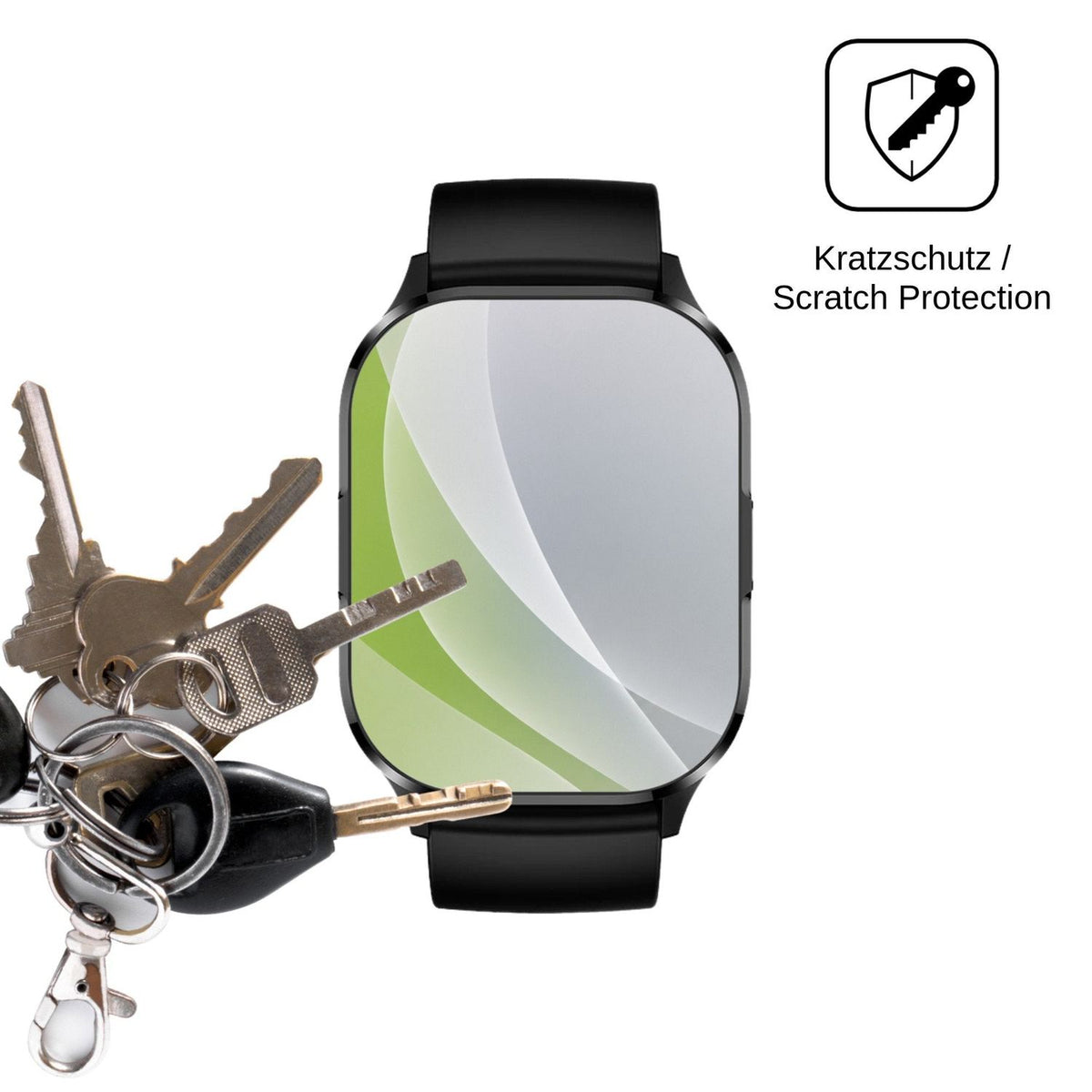 6x Schutzfolie matt für Neow K-Watch Display-Schutzfolie