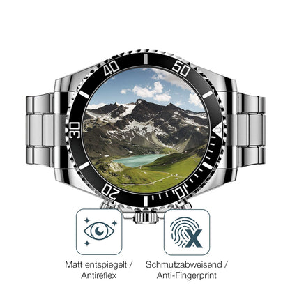 9H Hartbeschichtete, flexible Folie passend zugeschnitten für Nexos Pro Smartwatch