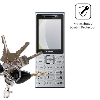 Schutz gegen Kratzer auf dem Nokia 210 4G Glas durch Schlüssel oder Ähnliches