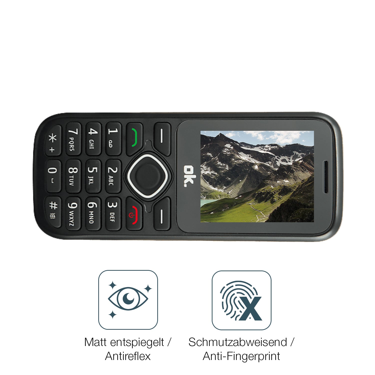 9H Hartbeschichtete, flexible Folie passend zugeschnitten für OK. OMP 11