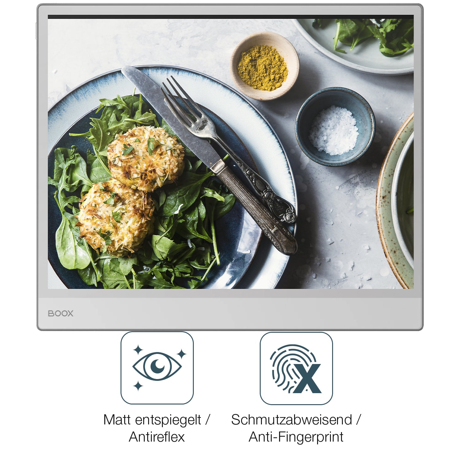 9H Hartbeschichtete, flexible Folie passend zugeschnitten für Onyx Boox Note Max 13.3