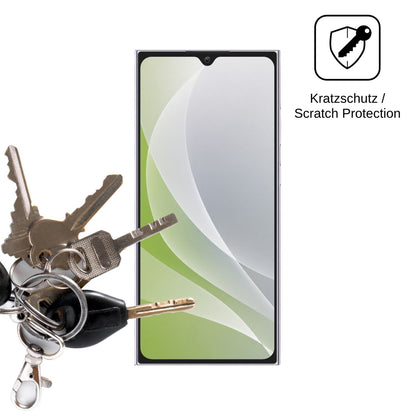 4x Schutzfolie matt für Oukitel C61 Pro Display-Schutzfolie