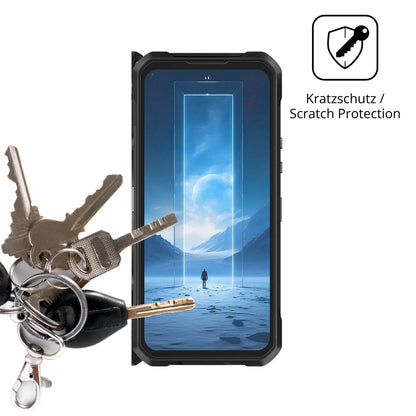 Schutz gegen Kratzer auf dem Oukitel WP61 Ti Glas durch Schlüssel oder Ähnliches