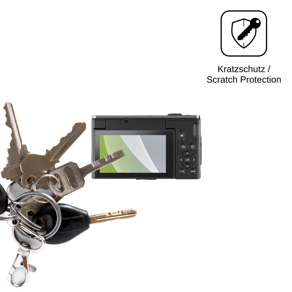 4x Schutzfolie matt für Ourlife D610 Display-Schutzfolie