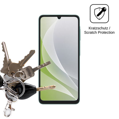 4x Schutzfolie matt für Samsung Galaxy A08 Display-Schutzfolie