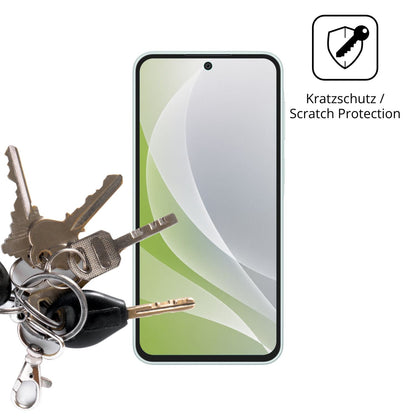 Schutz gegen Kratzer auf dem Samsung Galaxy A27 5G Glas durch Schlüssel oder Ähnliches