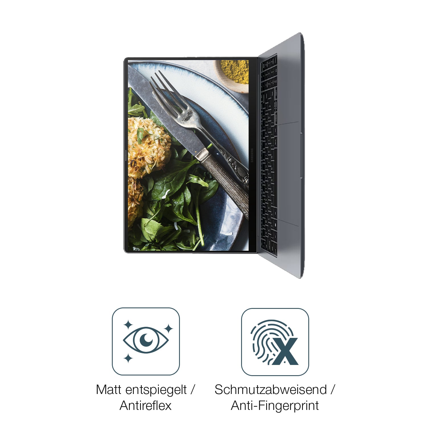 Schutz gegen Kratzer auf dem Samsung Galaxy Book 4 Pro 16 Zoll Glas durch Schlüssel oder Ähnliches