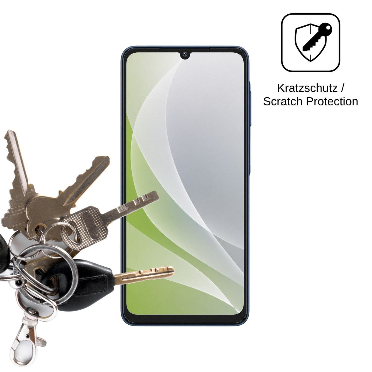 4x Schutzfolie matt für Samsung Galaxy F08 Display-Schutzfolie