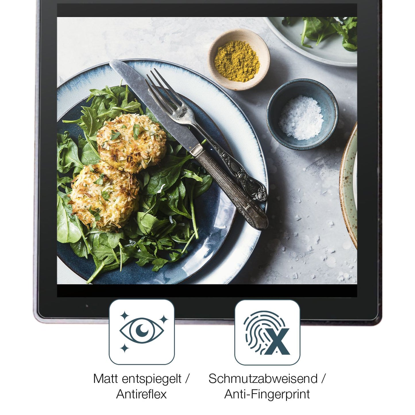 9H Hartbeschichtete, flexible Folie passend zugeschnitten für Shelly Wall Display