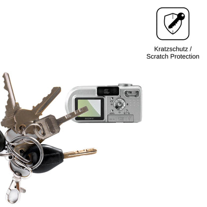 4x Schutzfolie matt für Sony Cyber-Shot DSC-P8 Display-Schutzfolie