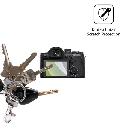Schutz gegen Kratzer auf dem Sony RX10 V Glas durch Schlüssel oder Ähnliches