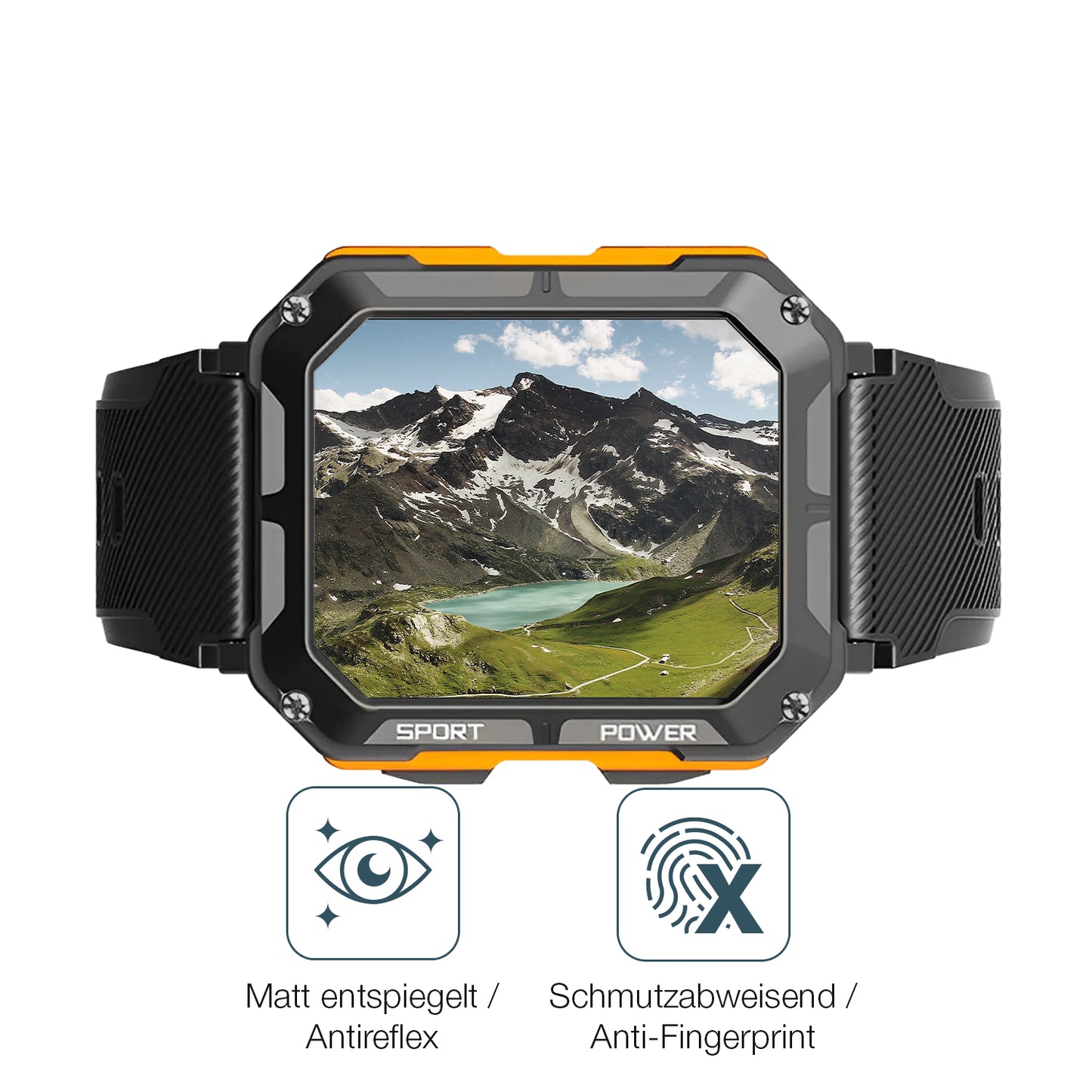 9H Hartbeschichtete, flexible Folie passend zugeschnitten für Stahlgear Thor