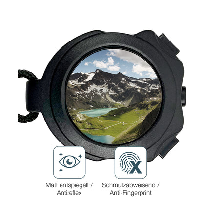 9H Hartbeschichtete, flexible Folie passend zugeschnitten für Stoptec Stoppuhr HC-5
