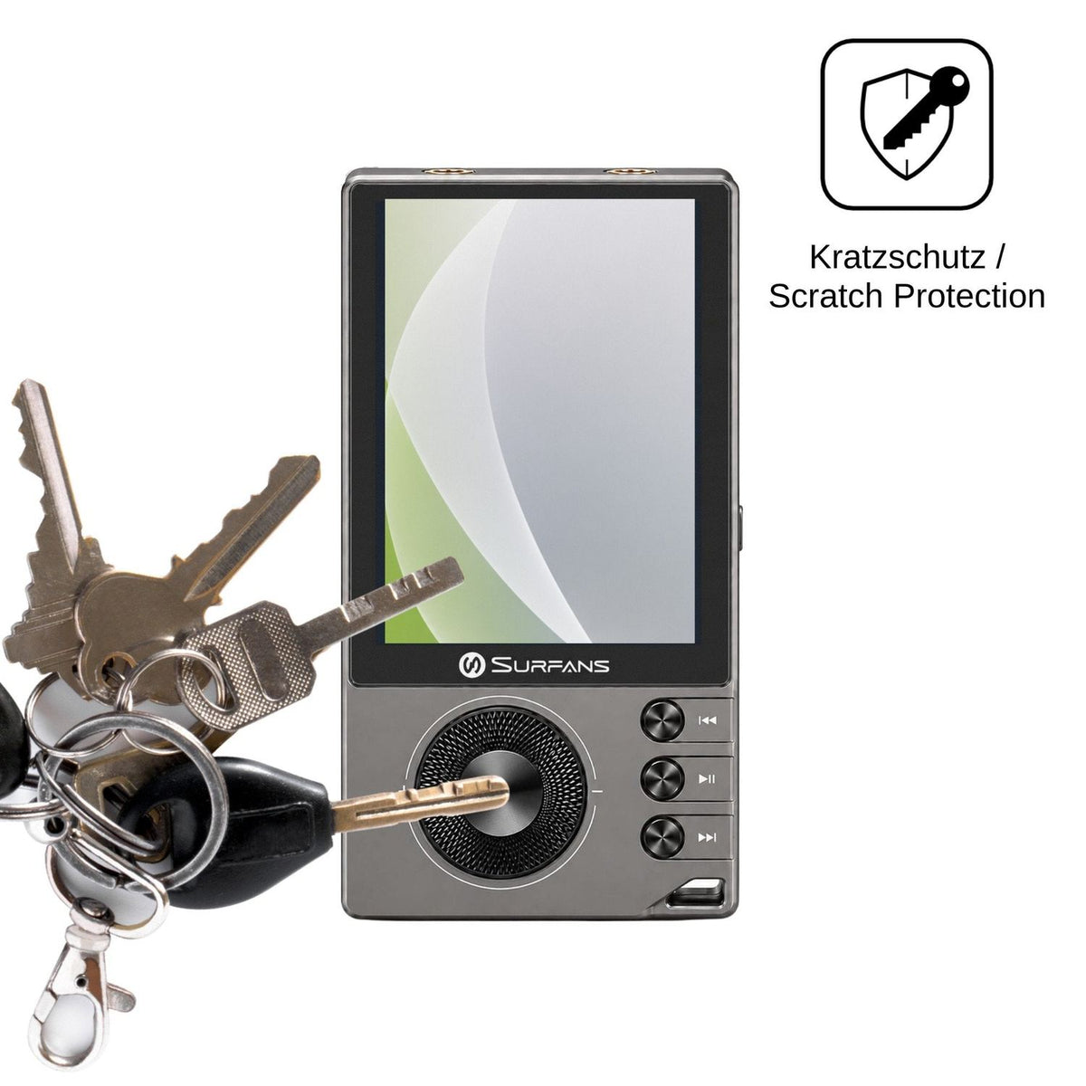 4x Schutzfolie matt für Surfans F20 Pro Plus Display-Schutzfolie