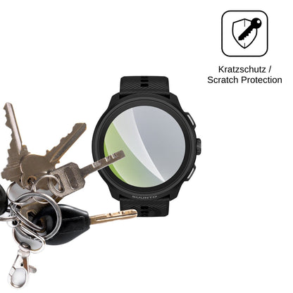 6x Schutzfolie matt für Suunto Run 2 Display-Schutzfolie