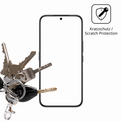 Schutz gegen Kratzer auf dem Tecno Camon 50 Glas durch Schlüssel oder Ähnliches