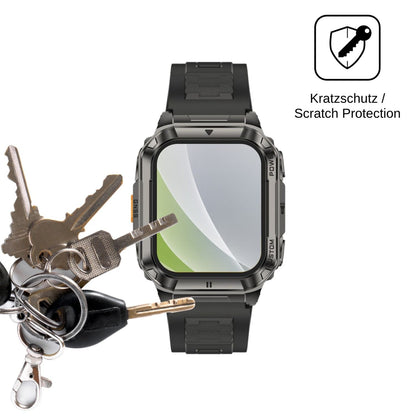 6x Schutzfolie matt für Ulefone Armor Watch Ultra Display-Schutzfolie