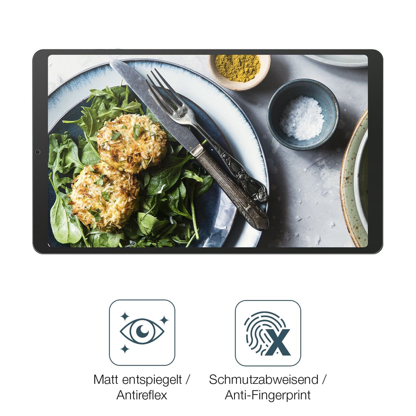 9H Hartbeschichtete, flexible Folie passend zugeschnitten für Ulefone Tab A9 Pro