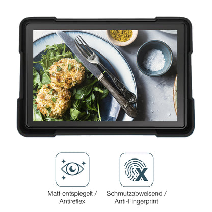 9H Hartbeschichtete, flexible Folie passend zugeschnitten für Vechtel Motorrad Carplay 5 Zoll