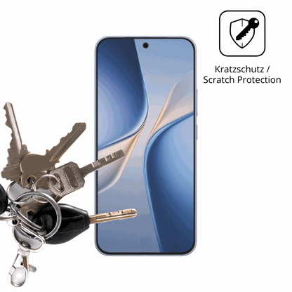 Schutz gegen Kratzer auf dem Vivo T5 Pro Glas durch Schlüssel oder Ähnliches