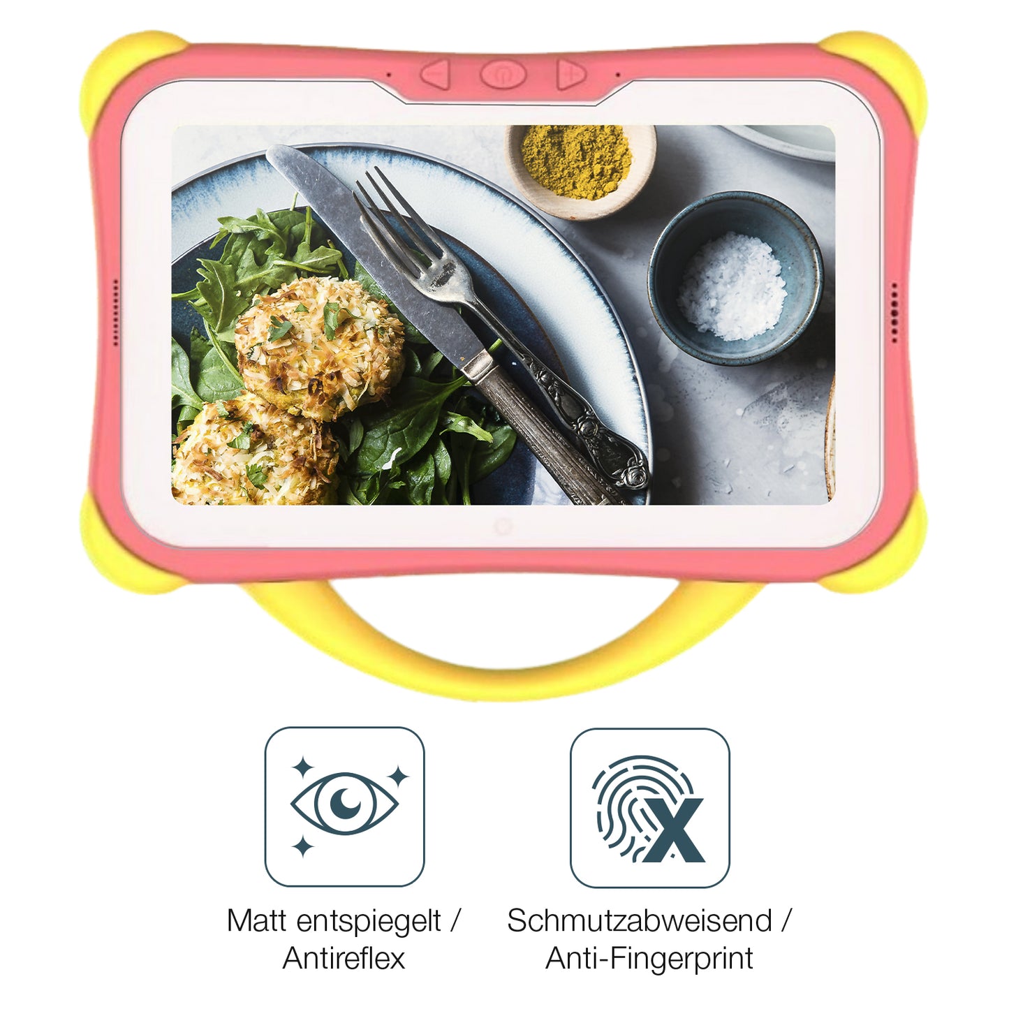 Schutz gegen Kratzer auf dem Weelikeit C28 Kinder Tab 7 Zoll Glas durch Schlüssel oder Ähnliches