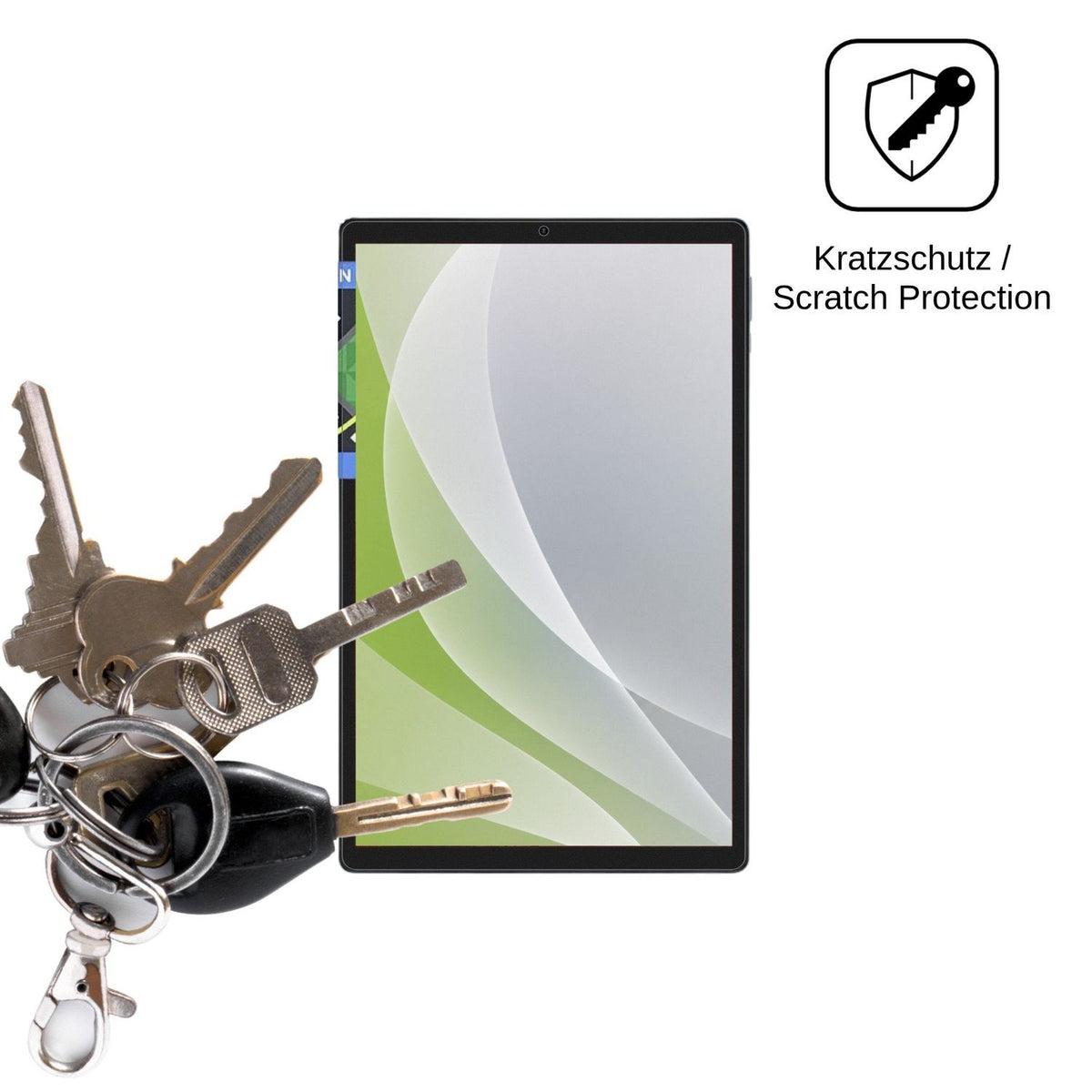 2x Schutzfolie matt für WOREGOO 11 Zoll Android 16 Display-Schutzfolie