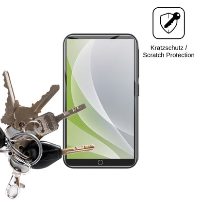 4x Schutzfolie matt für ZAQE M12 Display-Schutzfolie