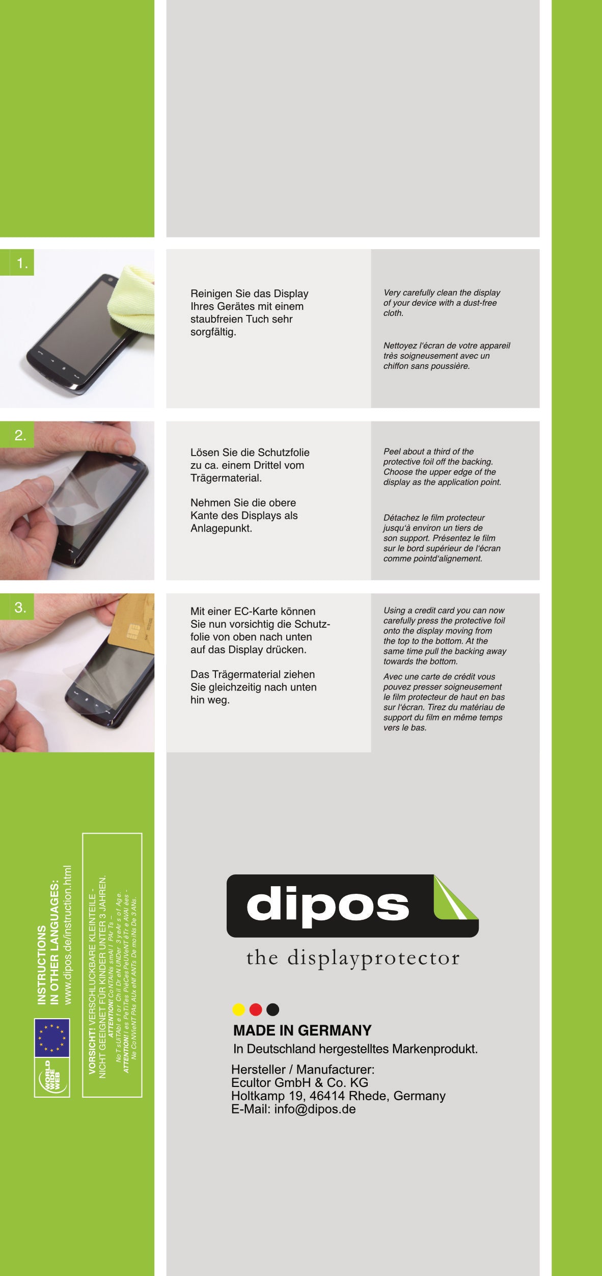 2x Schutzfolie matt für Doogee U10 Display-Schutzfolie