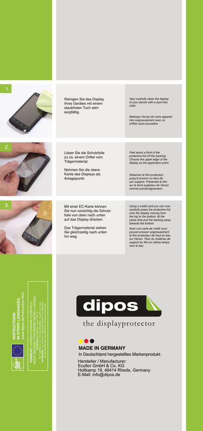 2x Schutzfolie matt für Doogee U10 Display-Schutzfolie