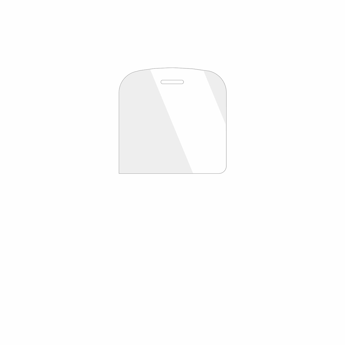 dipos Displayschutz für artfone CS188 Senioren-Handy, transparente Oberfläche, geringe Dicke und perfekte Passform