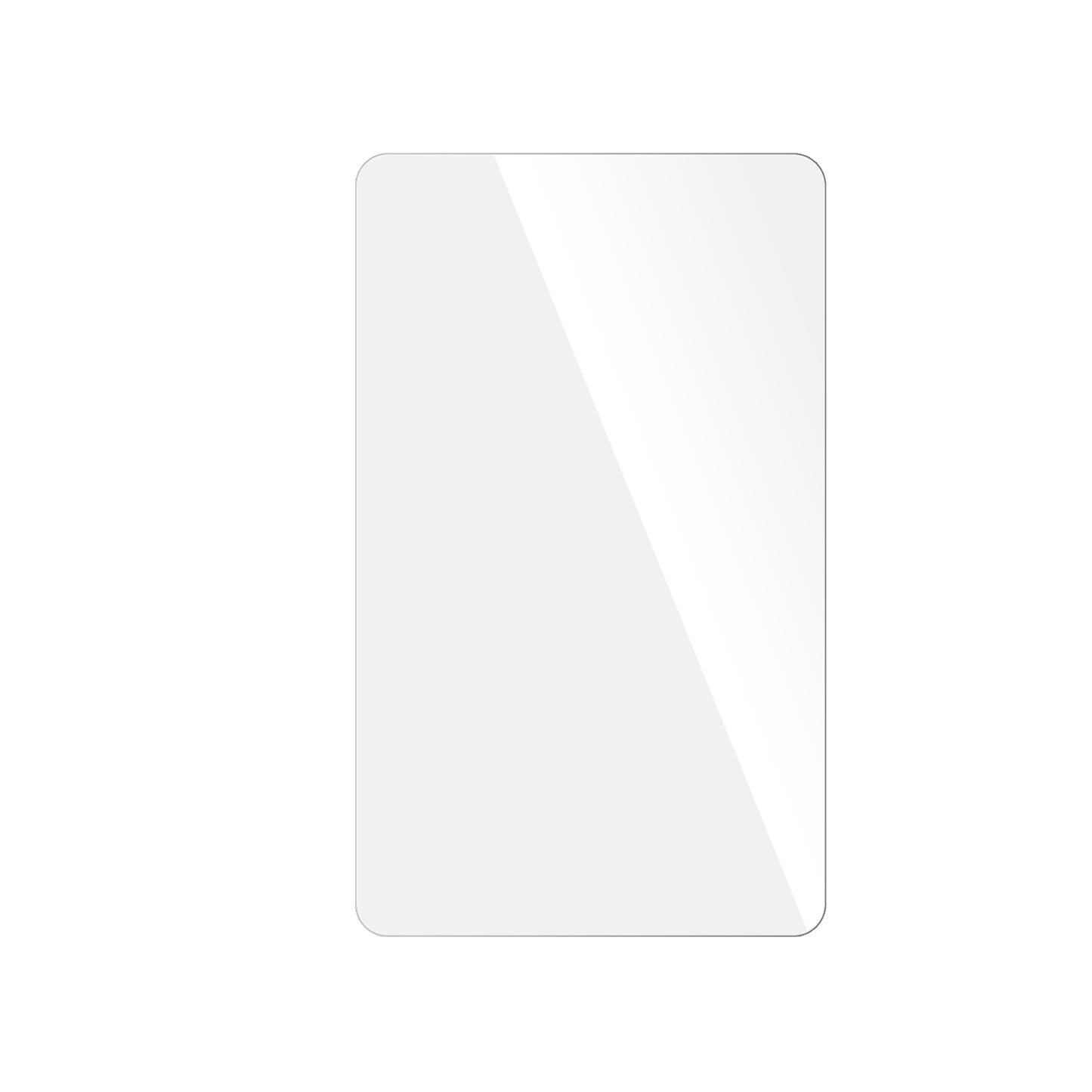 dipos Displayschutz für Ascrecem Kinder Tablet 7 Zoll, transparente Oberfläche, geringe Dicke und perfekte Passform