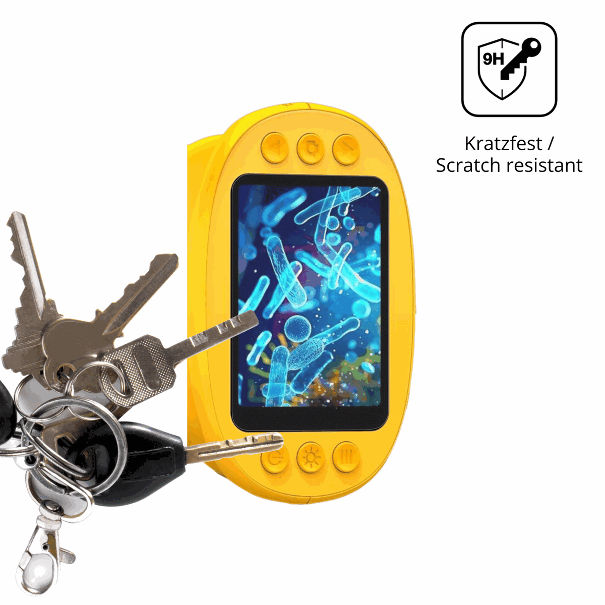 dipos Displayschutz für Ashfly inskam 382, mattierte Oberfläche, robuste Festigkeit und perfekte Passform