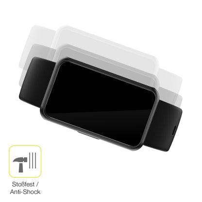 dipos Displayschutz für Asmoda Fitnesstracker 1,47 Zoll, transparente Oberfläche, geringe Dicke und perfekte Passform