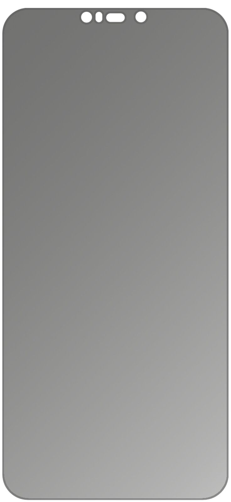 dipos Displayschutz für Asus ZenFone Max (M2), mattierte Oberfläche, Blickschutzfilter und perfekter Passform
