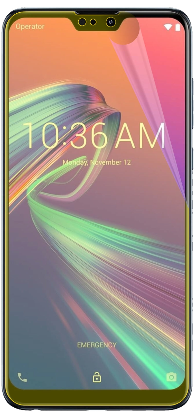 dipos Displayschutz für Asus ZenFone Max Pro (M2), transparente Oberfläche, geringe Dicke und perfekte Passform