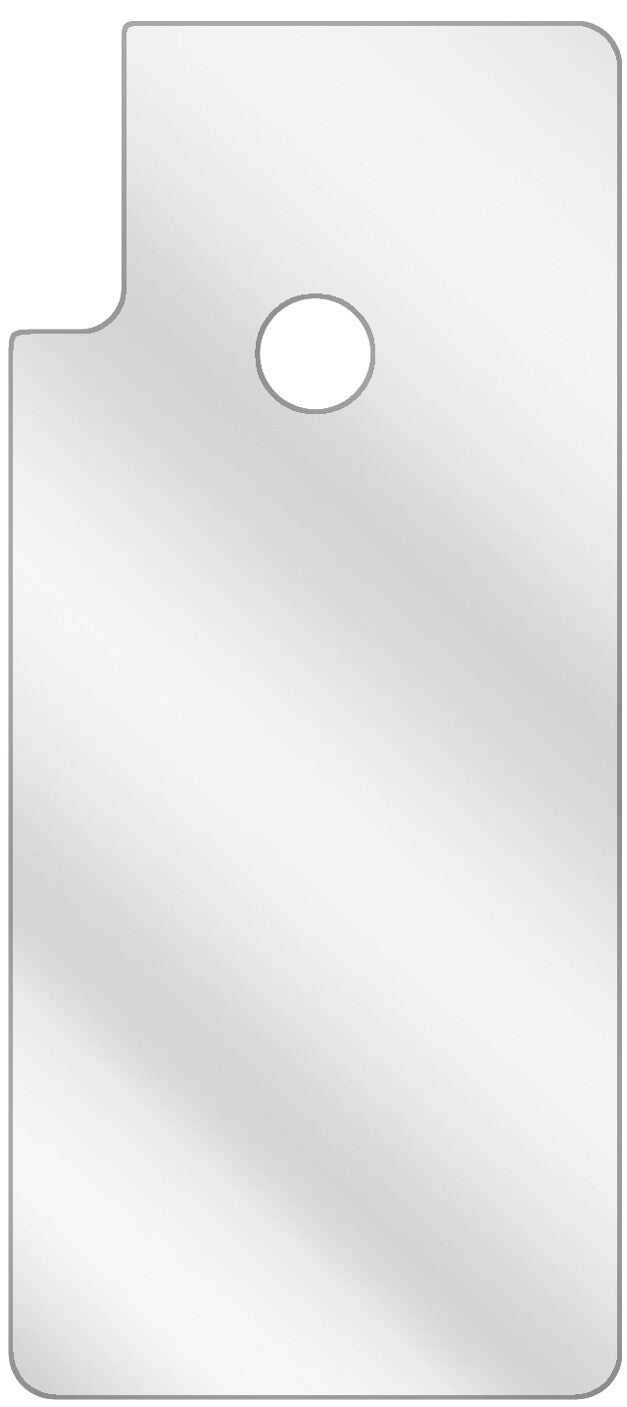 dipos Displayschutz für Asus ZenFone Max Pro (M2) Rückseite, transparente Oberfläche, geringe Dicke und perfekte Passform