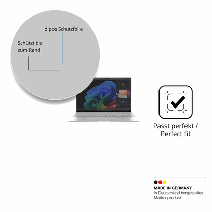 Schutz gegen Kratzer auf dem asus90nb14q2 Glas durch Schlüssel oder Ähnliches