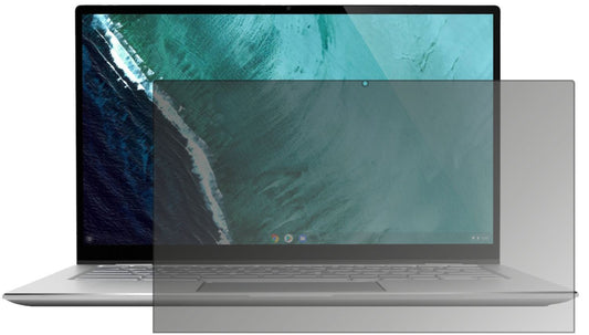 Blickschutzfolie von dipos passend für Asus Chromebook Flip C434T, präziser Zuschnitt und blasenfrei montiert