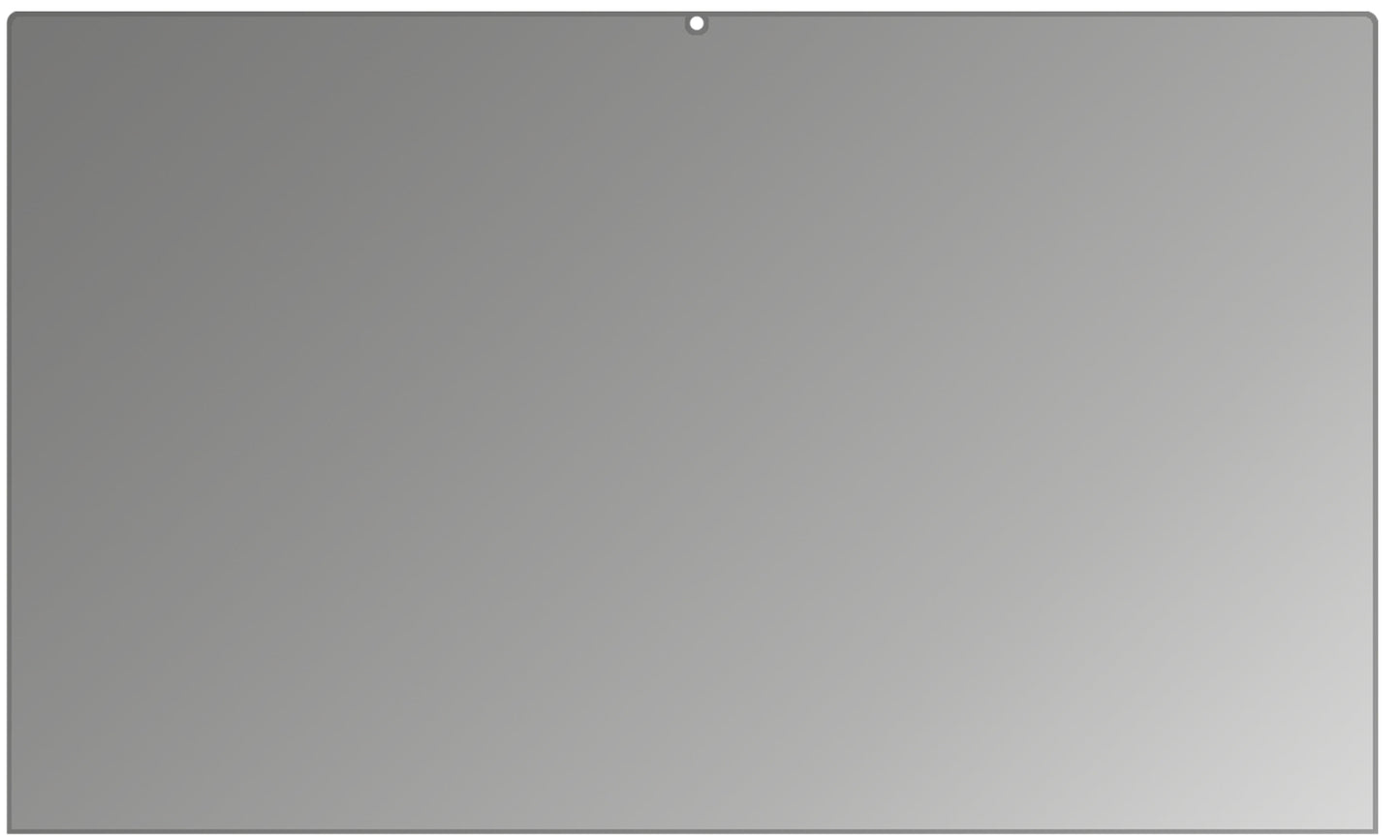 AsusChromebook Flip C434T mit aufgebrachtem dipos Displayschutz, der seitliche Einblicke blockiert