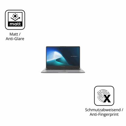 Dünne und entspiegelnde Folie passend zugeschnitten für Asus ExpertBook P1 P1503CVA