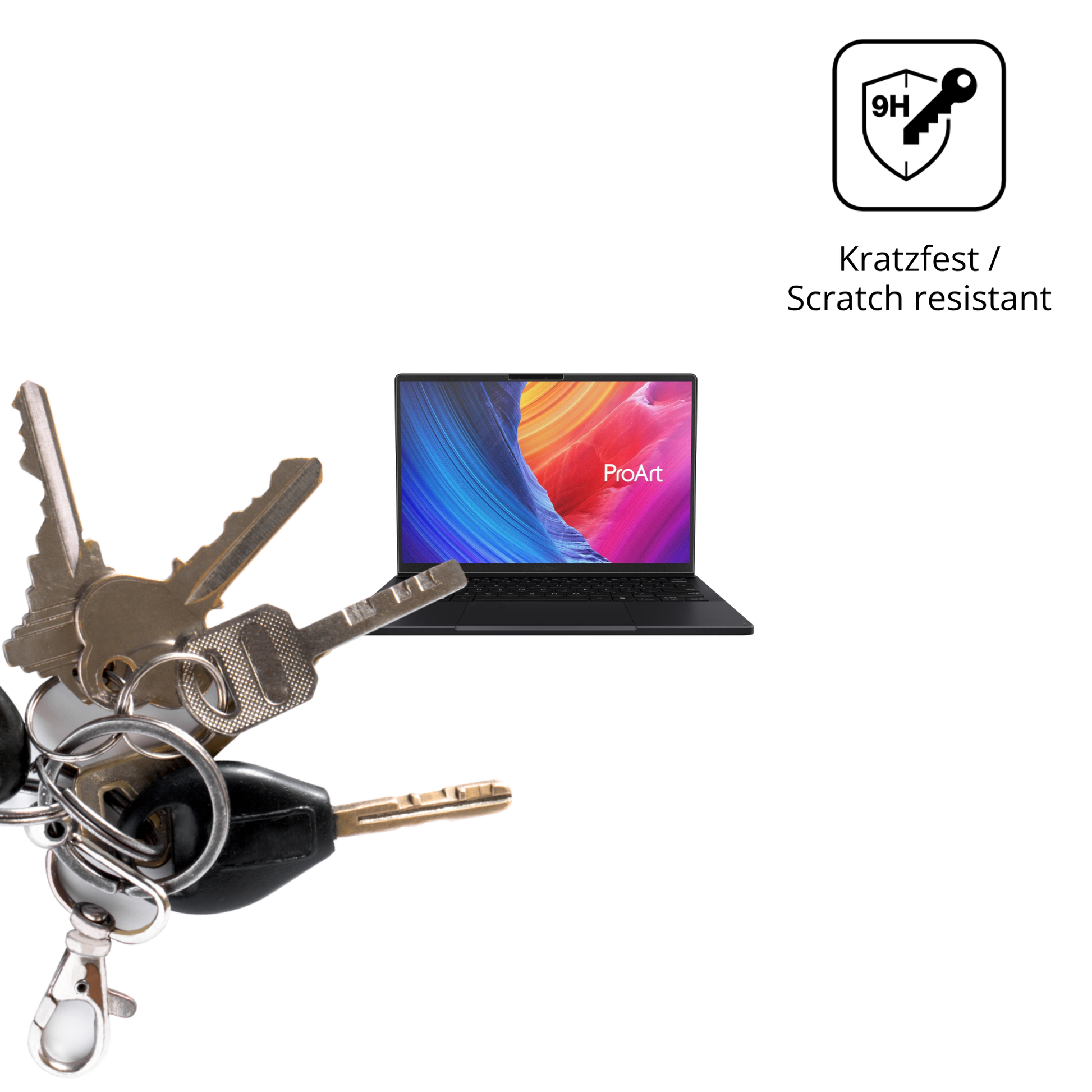 dipos Displayschutz für ASUS ProArt P16 H7606WM, mattierte Oberfläche, robuste Festigkeit und perfekte Passform