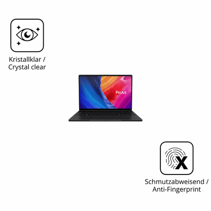 Flexible TPU-Folie passend zugeschnitten für ASUS ProArt P16 H7606WM, vollständige Abdeckung