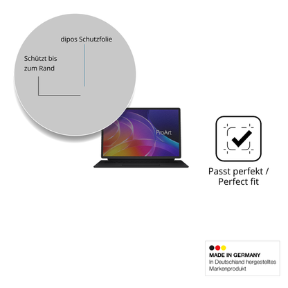 Schutz gegen Kratzer auf dem ASUS ProArt PZ14 Glas durch Schlüssel oder Ähnliches